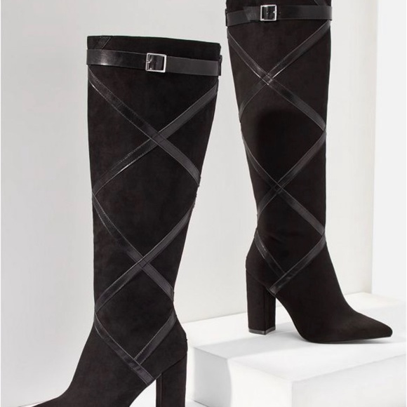 JustFab Heeled Boots (Size 7) - Picture 4 of 6